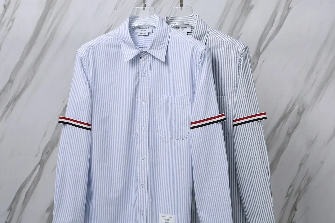 ：970（TB + ） THOM BROWNE . TB Classic + ZP Authentic Same Style TB ：Blue /Gray Size：0/1/2/3/4